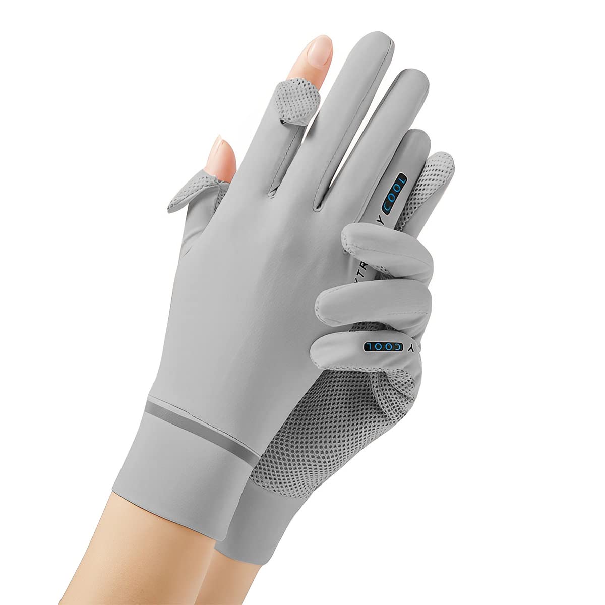 HASTHIP Sun Protection Gloves for Women, Non Slip Hand Gloves for Bike, Grey Touch Screen Gloves UPF 50+ Breathable Summer Gloves for Cycling Riding Fishing HASTHIP Sun Protection Gloves for Women, Non Slip Hand Gloves for Bike, Grey Touch Screen Gloves UPF 50+ Breathable Summer Gloves for Cycling Riding Fishing